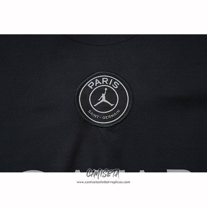 Chandal del Paris Saint-Germain Jordan 2025-2026 Manga Corta Negro - Pantalon Corto